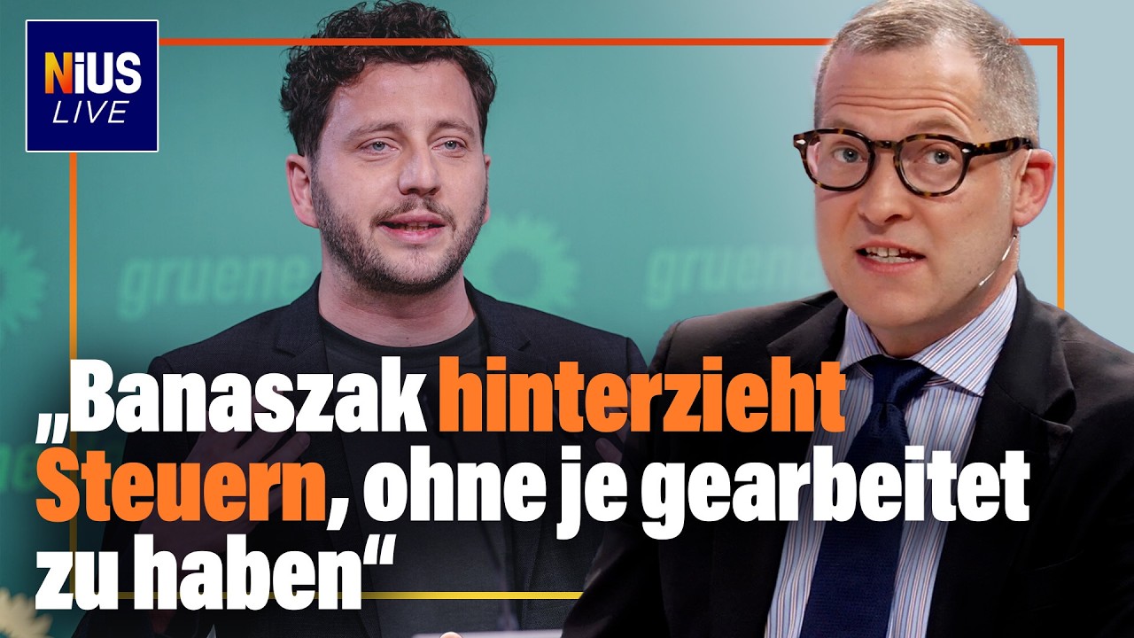 Banaszak kriegt 200.000 Euro vom Steuerzahler und hinterzieht auch noch Steuern |&nbsp;NIUS Live