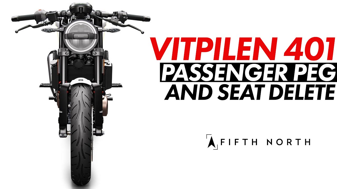 Husqvarna Vitpilen 401 | PASSENGER PEGS AND SEAT DELETE