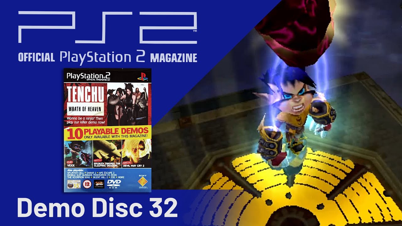 PS2 Demo Disc 32 Longplay HD (All Playable Demos, Videos and Extras)