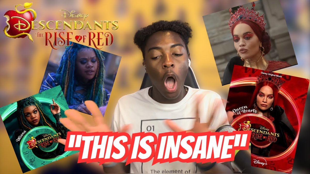 Descendants The Rise Of Red Official Trailer Reaction❤️🖤❤️🖤