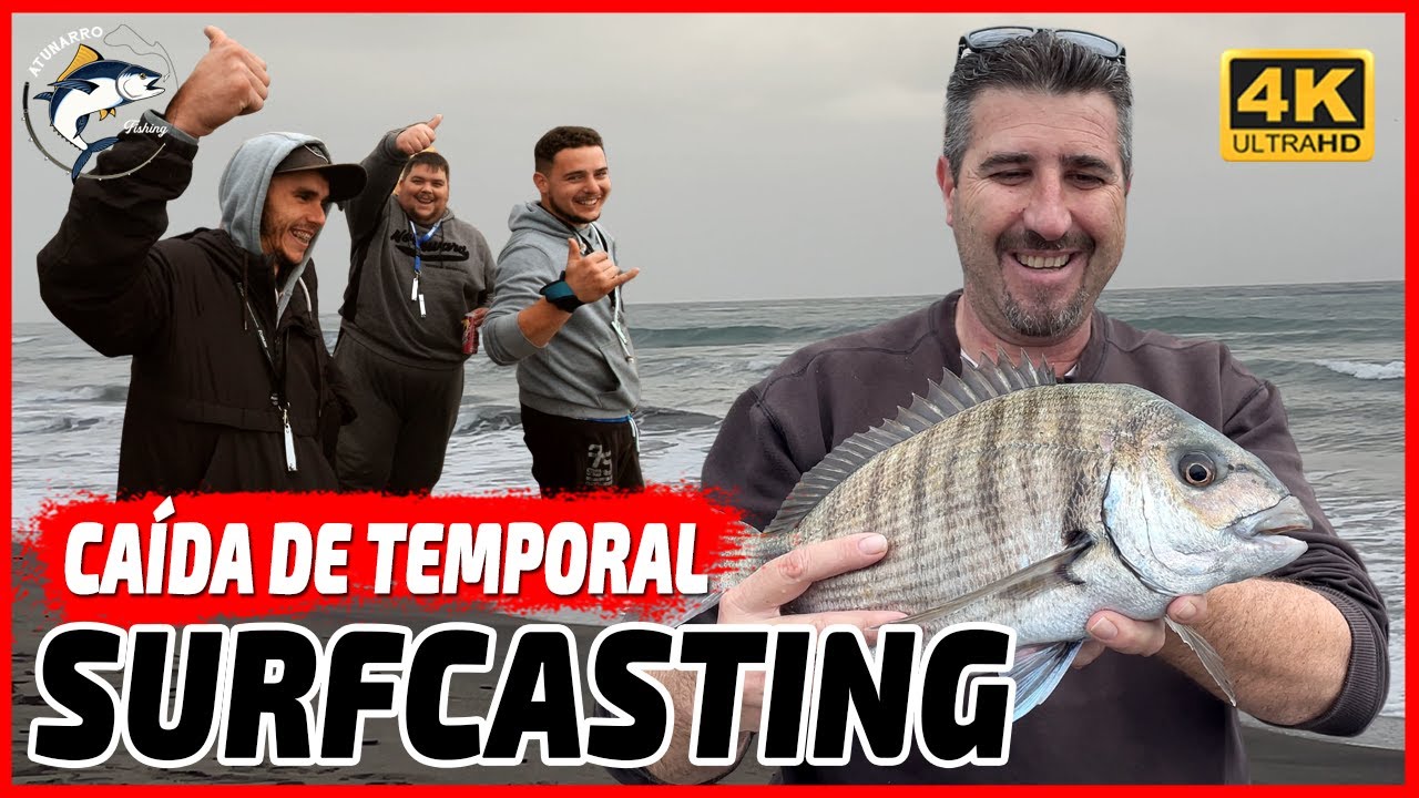 SURFCASTING en MÁLAGA | SARGO XXL y buenas capturas en caída de temporal de levante