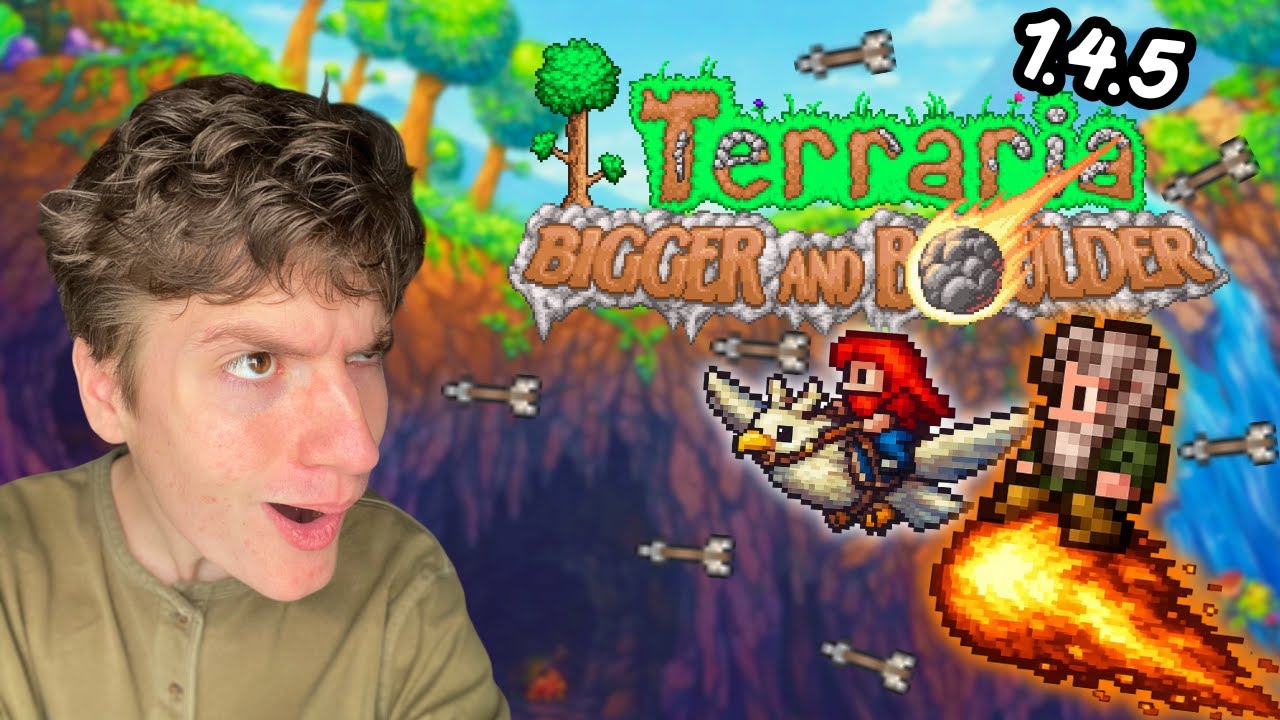 Playing The *New* Terraria Update 1.4.5 - Starting From Scratch