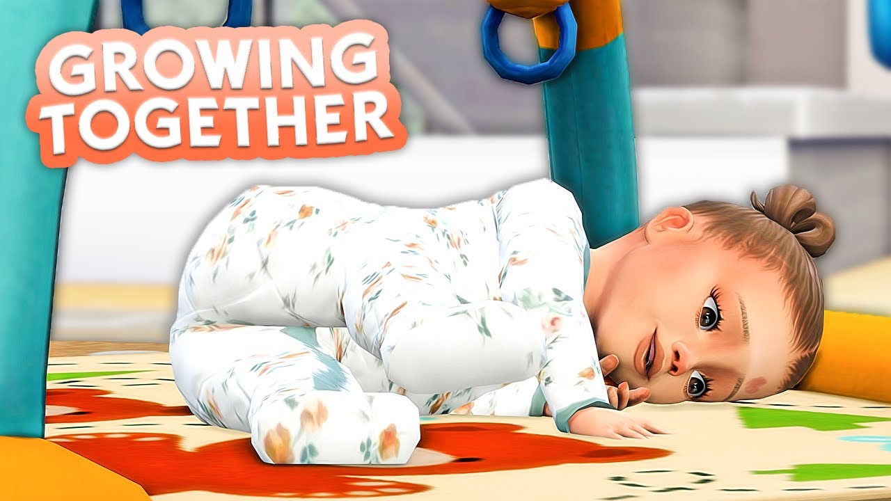 infants first blow out! + weekend stay over | growing together let's play ep. 3 - the sims 4