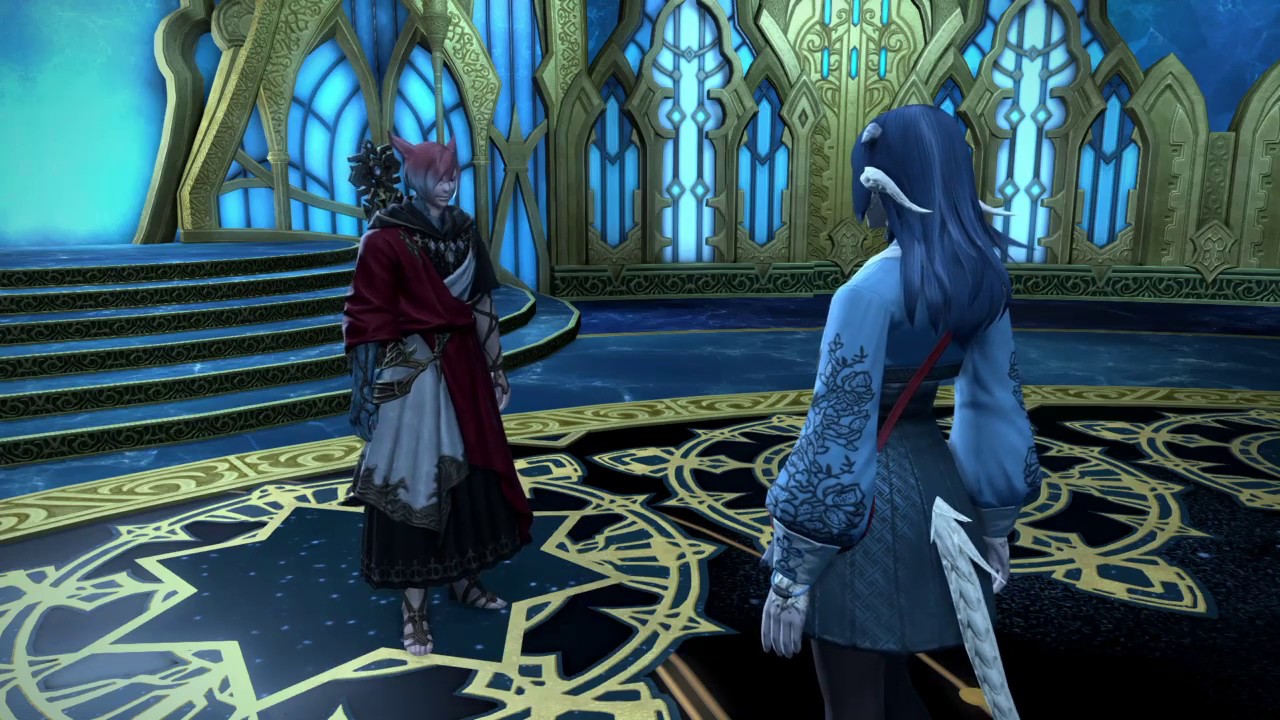 FINAL FANTASY XIV Showing Crystal Exarch the G'raha Tia Minion