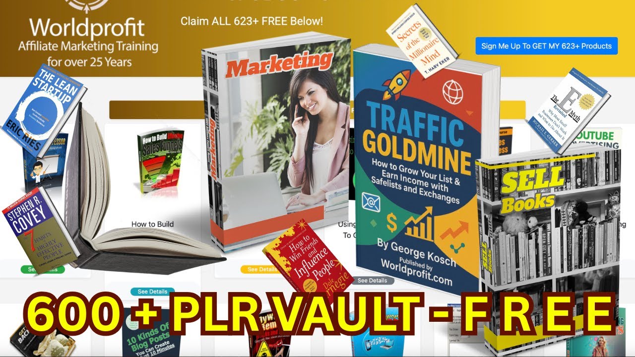FREE PLR & eBooks (600+) to Build Your List & Income