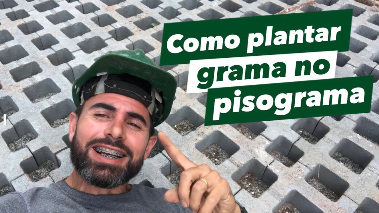 APRENDA A PLANTAR GRAMA NO PISOGRAMA | CONCREGRAMA