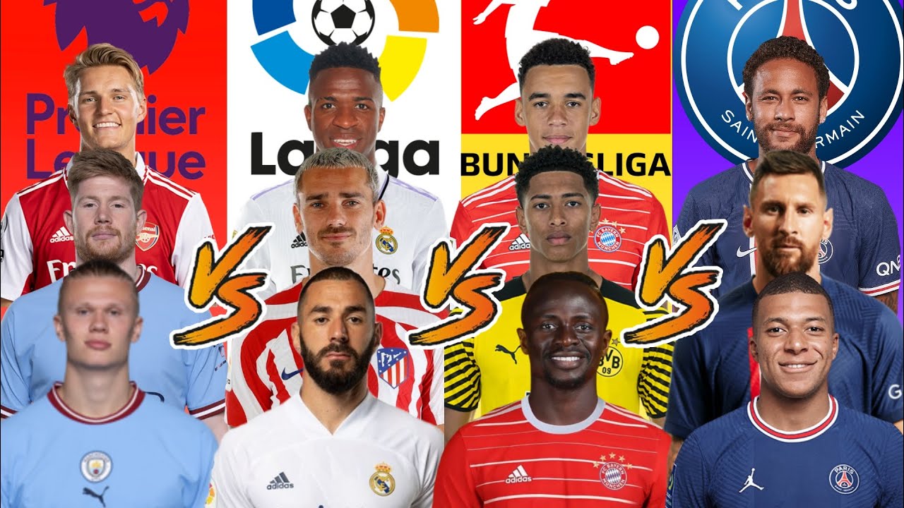 Premier League Best Team VS La Liga Best Team VS Bundesliga Best Team VS PSG 😮🔥 ULTİMATE Comparison💪