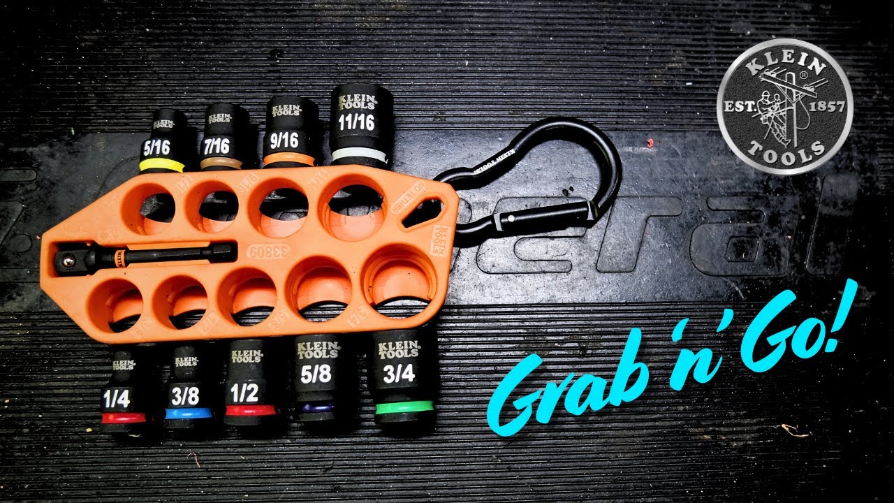 Klein Tools 33809 Grab-And-Go 10-Piece SAE Impact Socket Set Tool Review