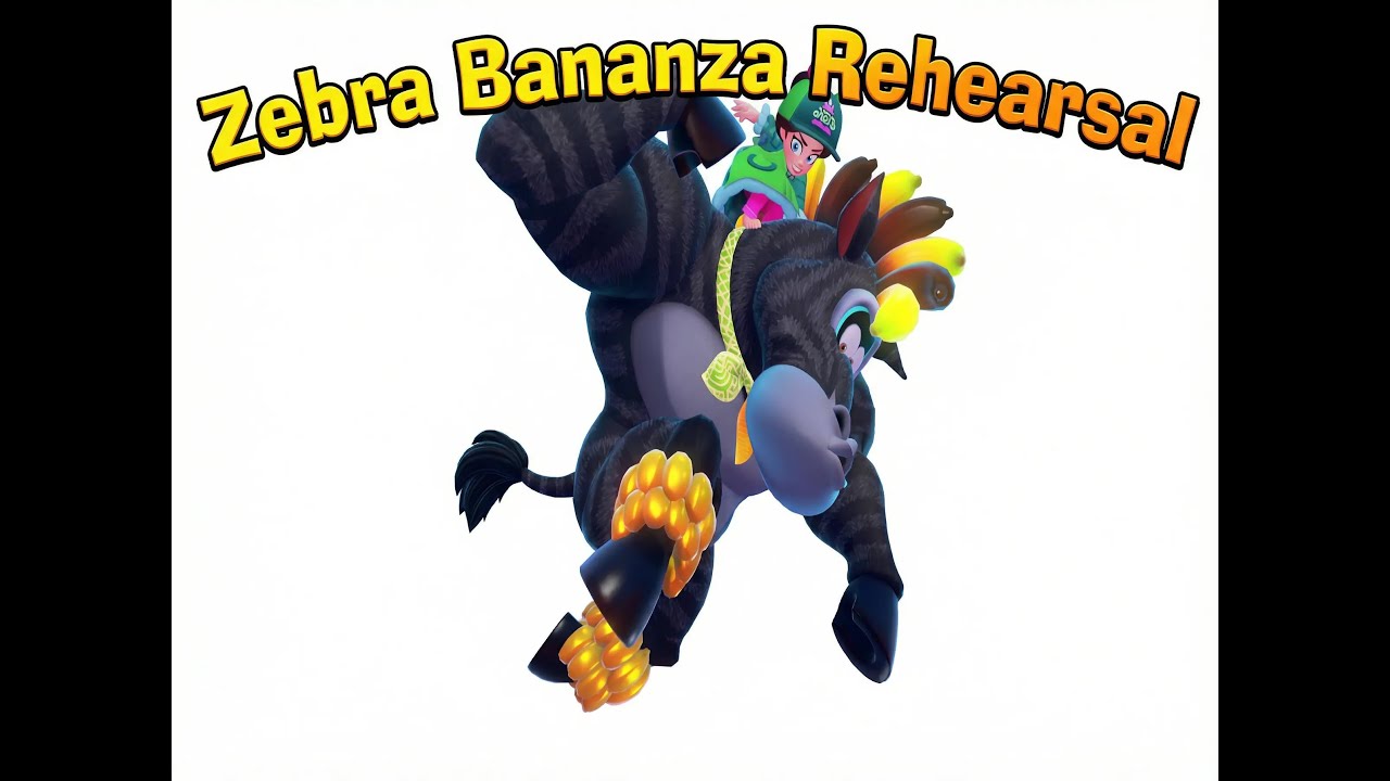 Zebra Bananza Rehearsal