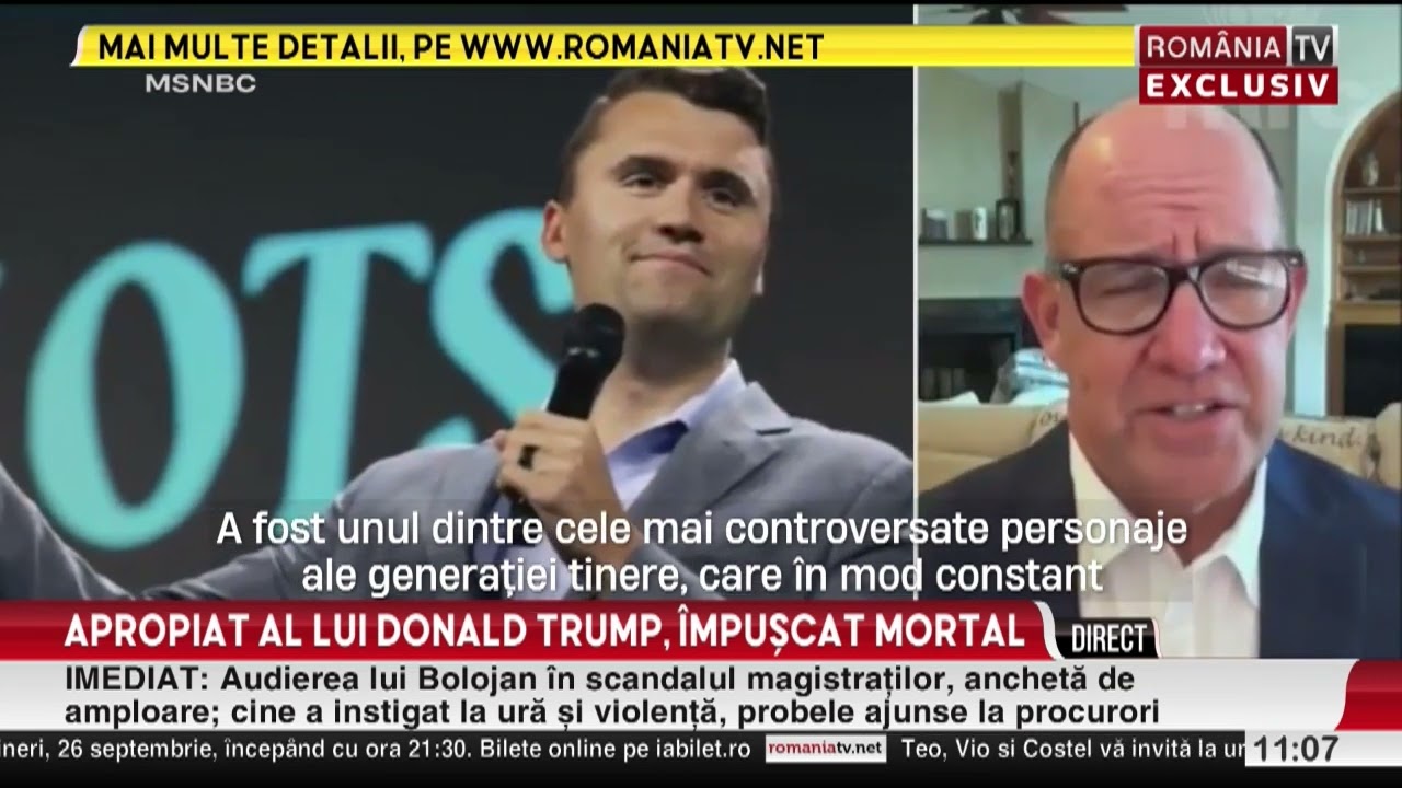 Trump, mesaj din Biroul Oval în memoria comentatorului politic Charlie Kirk, care a fost asasinat