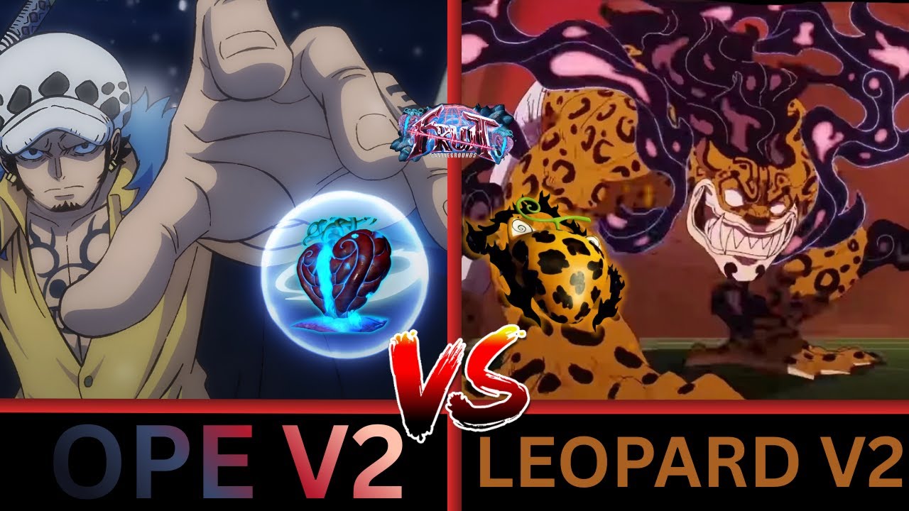 OPE v2 VS LEAPARD V2 [Fruit Battlegrounds]