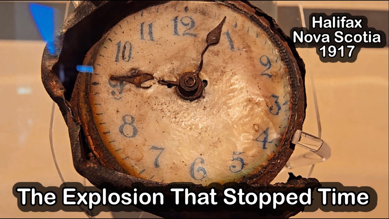 Nova Scotia: The Halifax Explosion 1917. Museum. Debris. Victim Graves and Memorials.