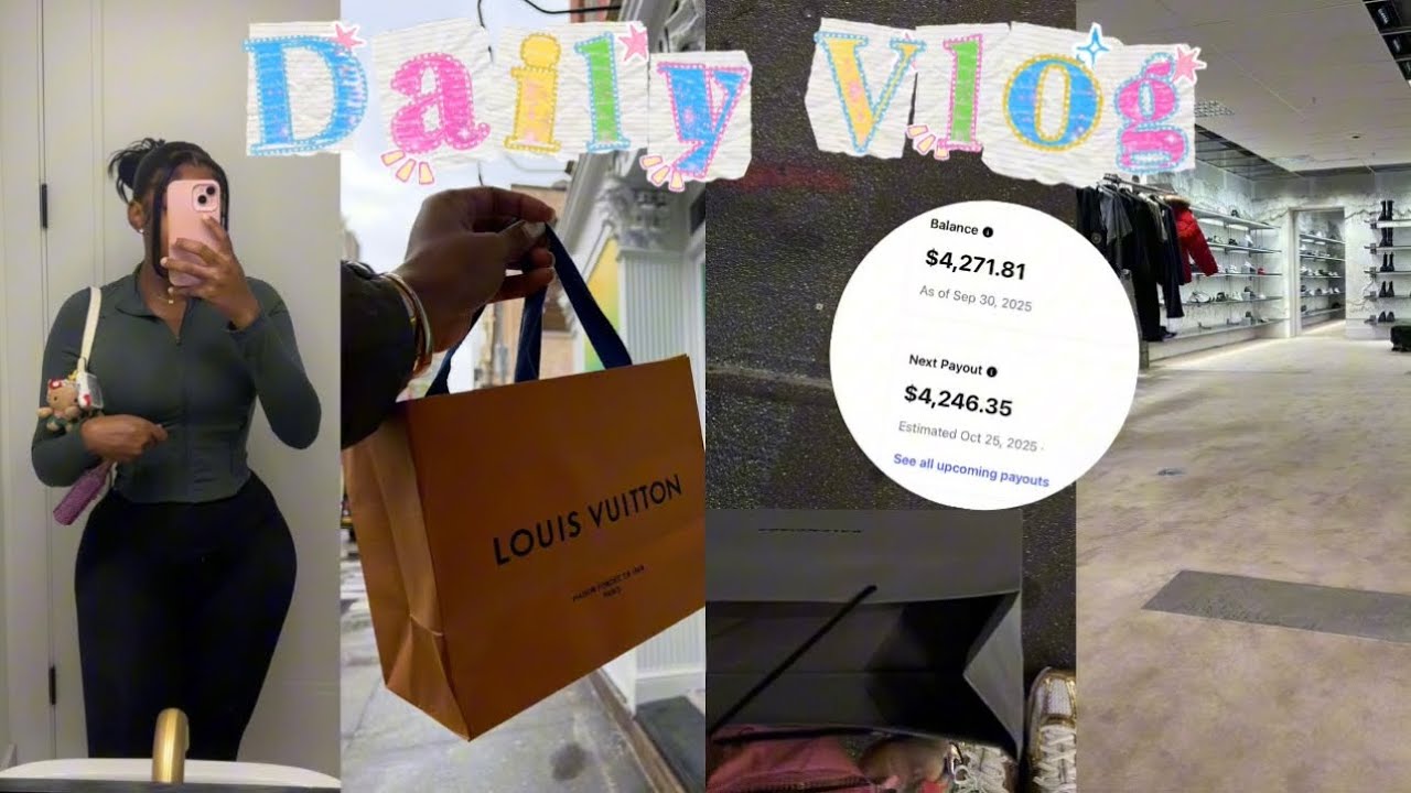 Day In My Life✨: Posting On IG, Making Money 💵 & Shopping 🛍️