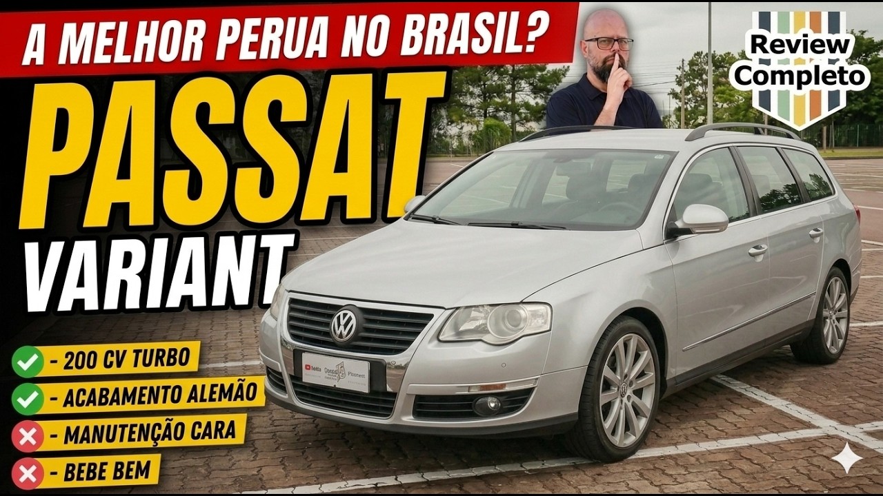 Passat Variant 2.0 turbo 2008 é melhor que muito SUV!
