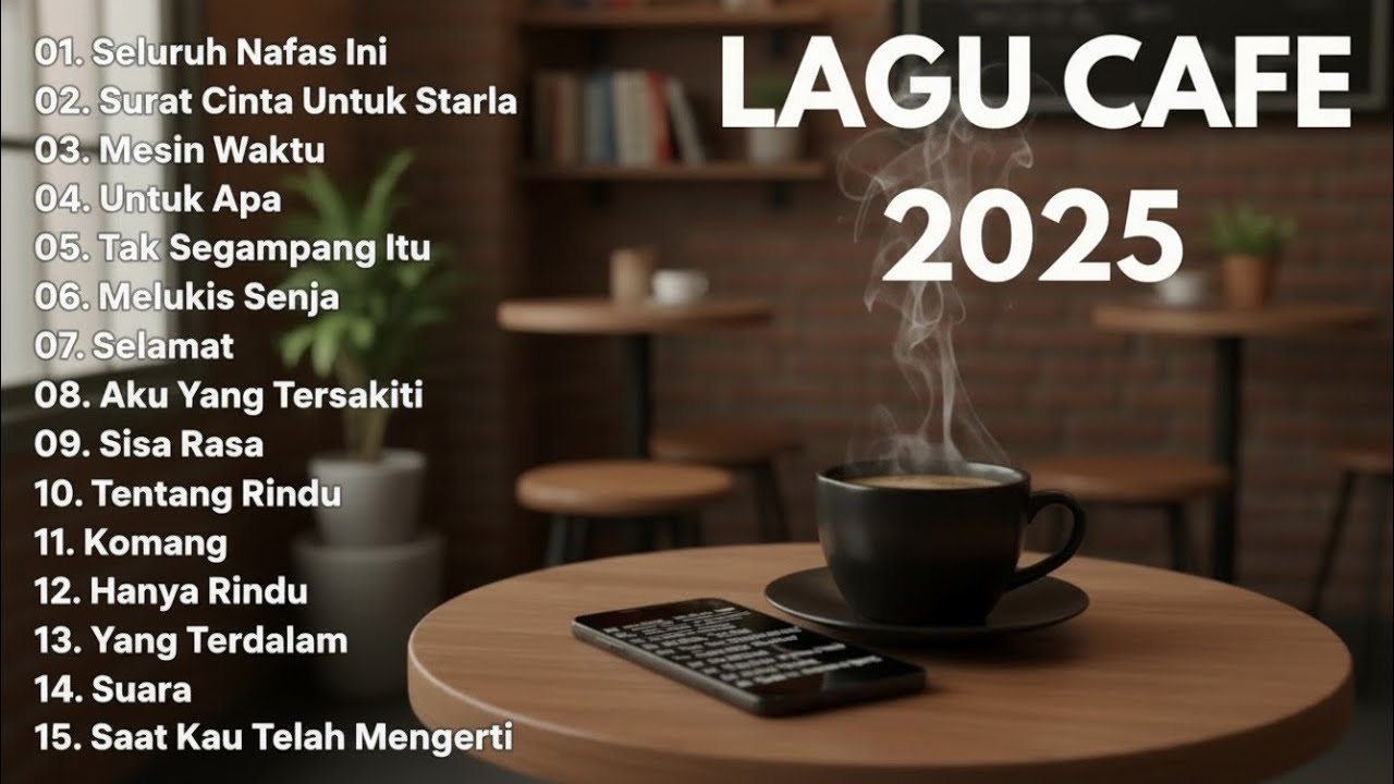 Lagu Cafe Santai Enak di Dengar - Akustik Lagu Galau Terbaik 2025 ｜ Untuk teman kerja