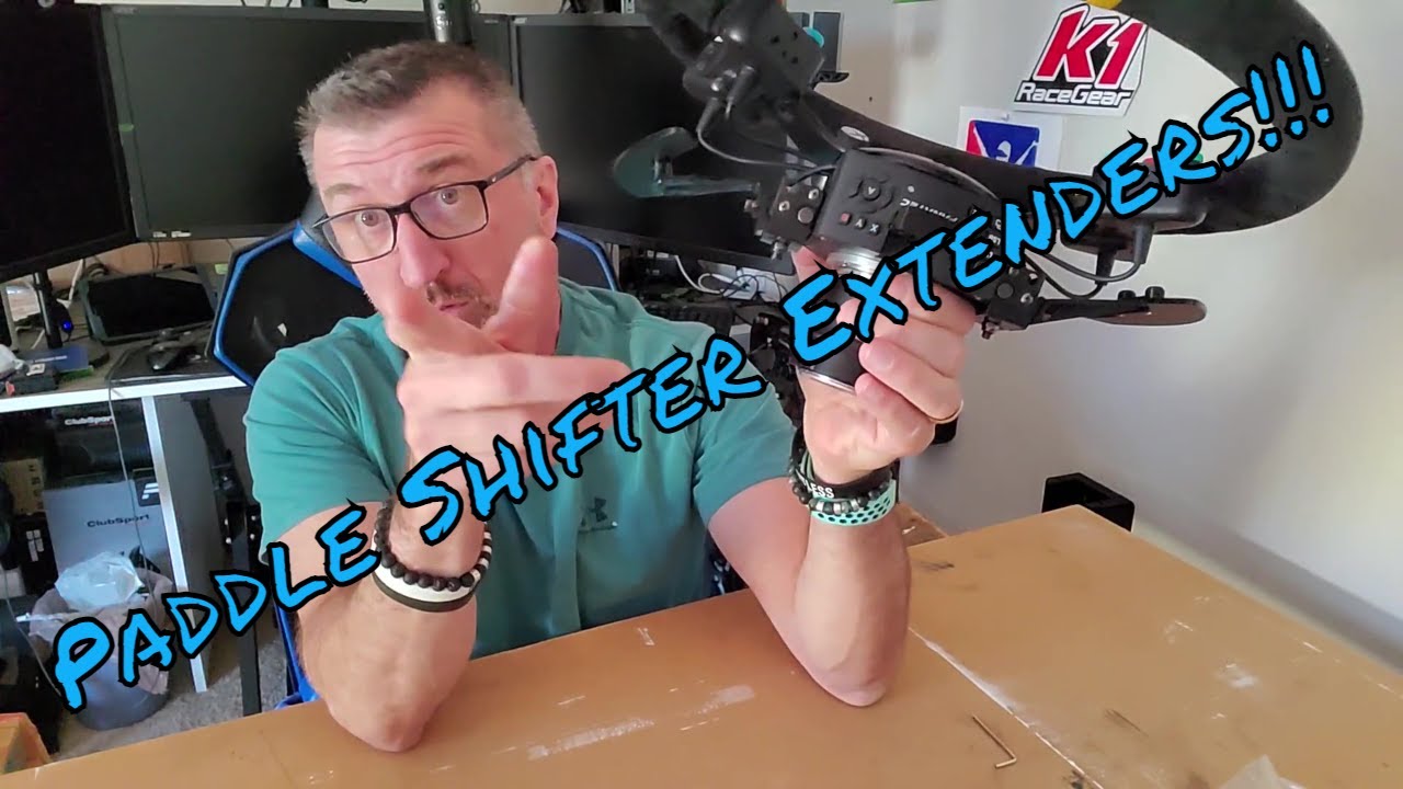 Fanatec's Universal Hub V1 and NASCAR Rim Paddle Extenders