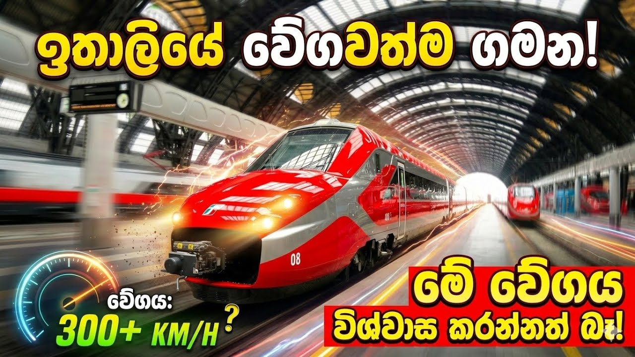 ඉතාලියේ කෝච්චි වල වේගය වගේම සුව පහාසුව අදහා ගන්නත් බෑ