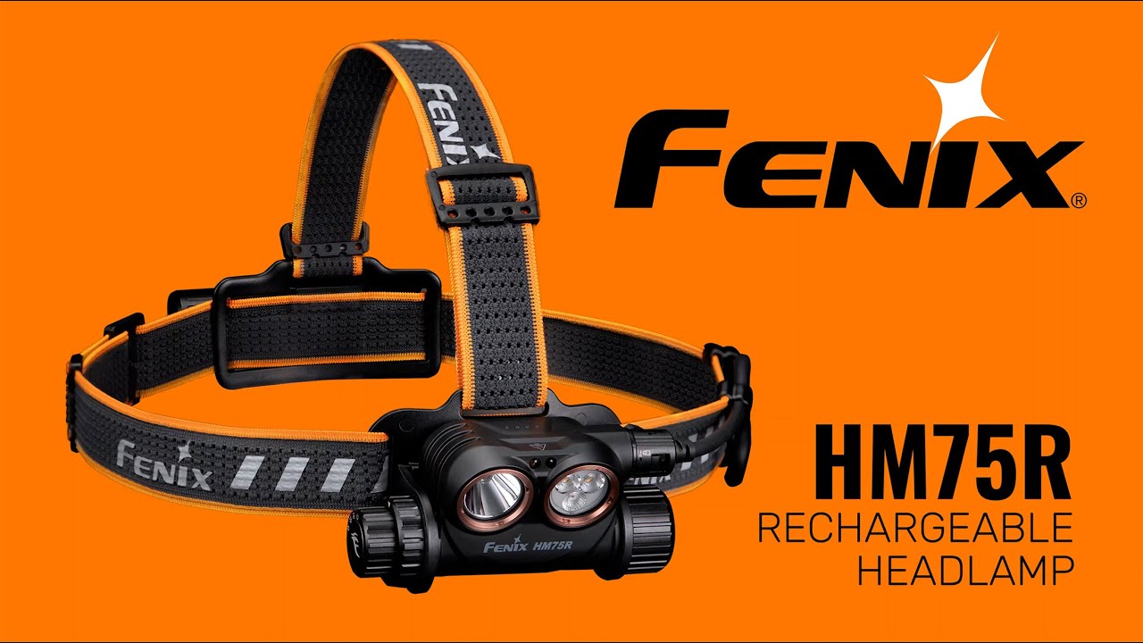 Fenix HM75R Rechargeable Headlamp - 1600 Lumens - Power Xtend System