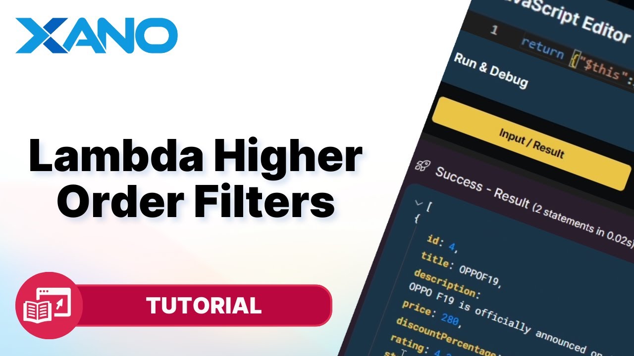 Lambda Higher Order Filters