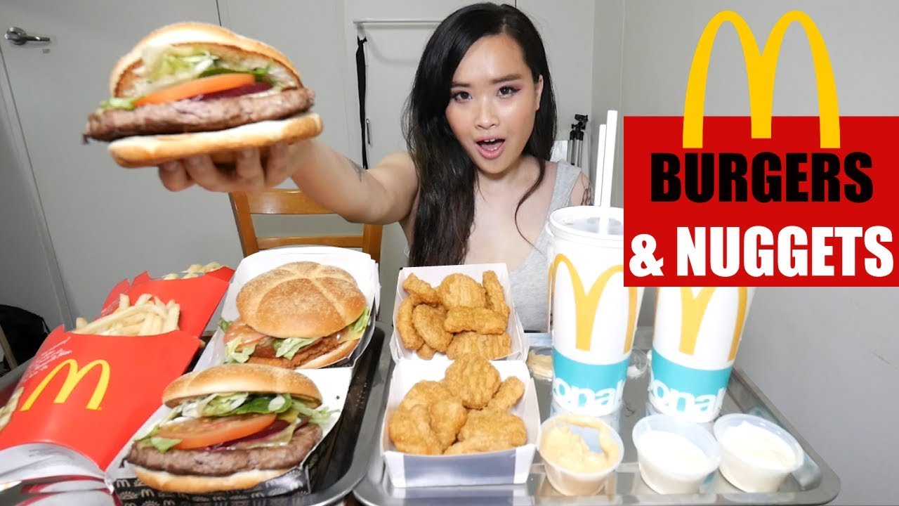 McDonalds | 20 Nuggets | Gourmet Burgers | Mukbang