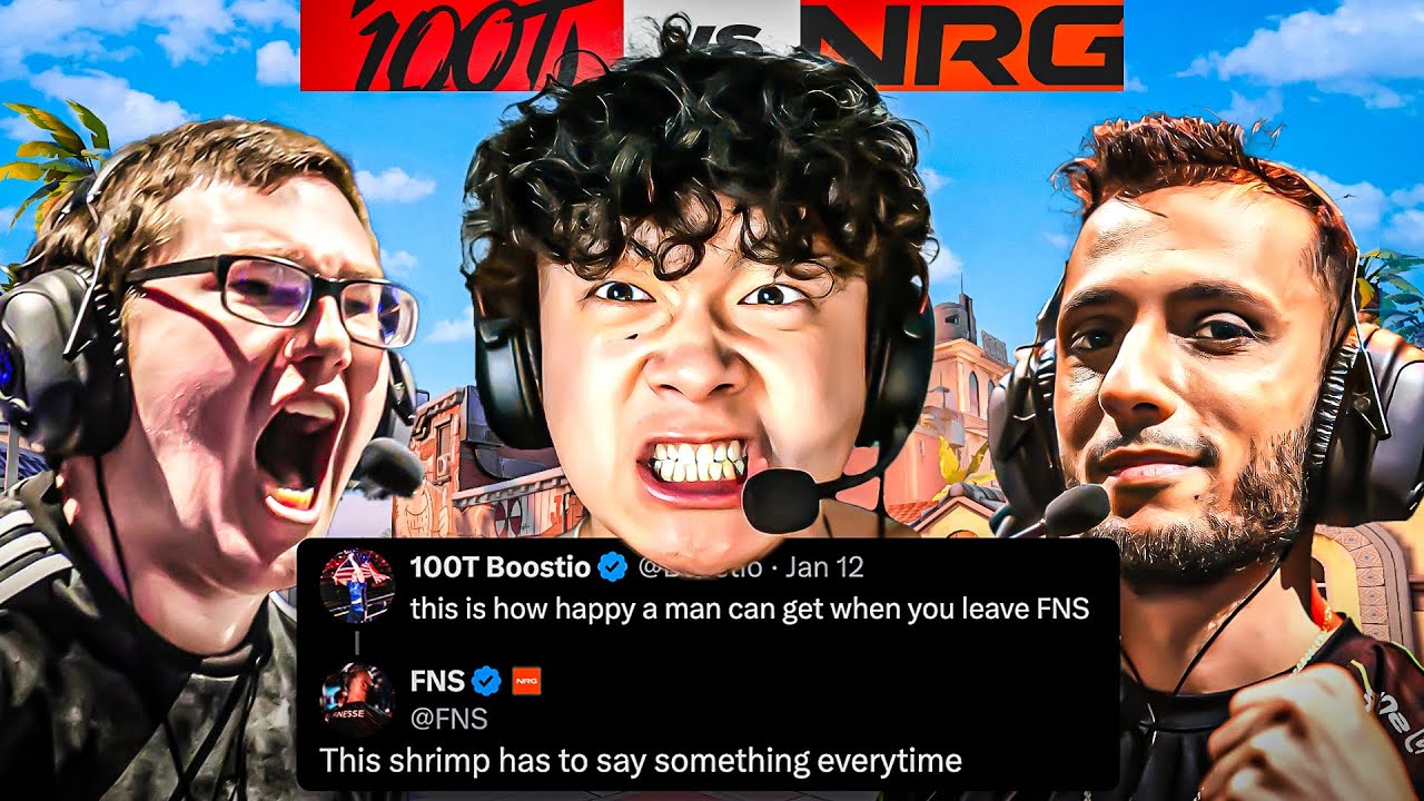 Washed FNS vs Washed Boostio - Shanks Reacts To NRG vs 100 Thieves - VCT Americas Kickoff 2025