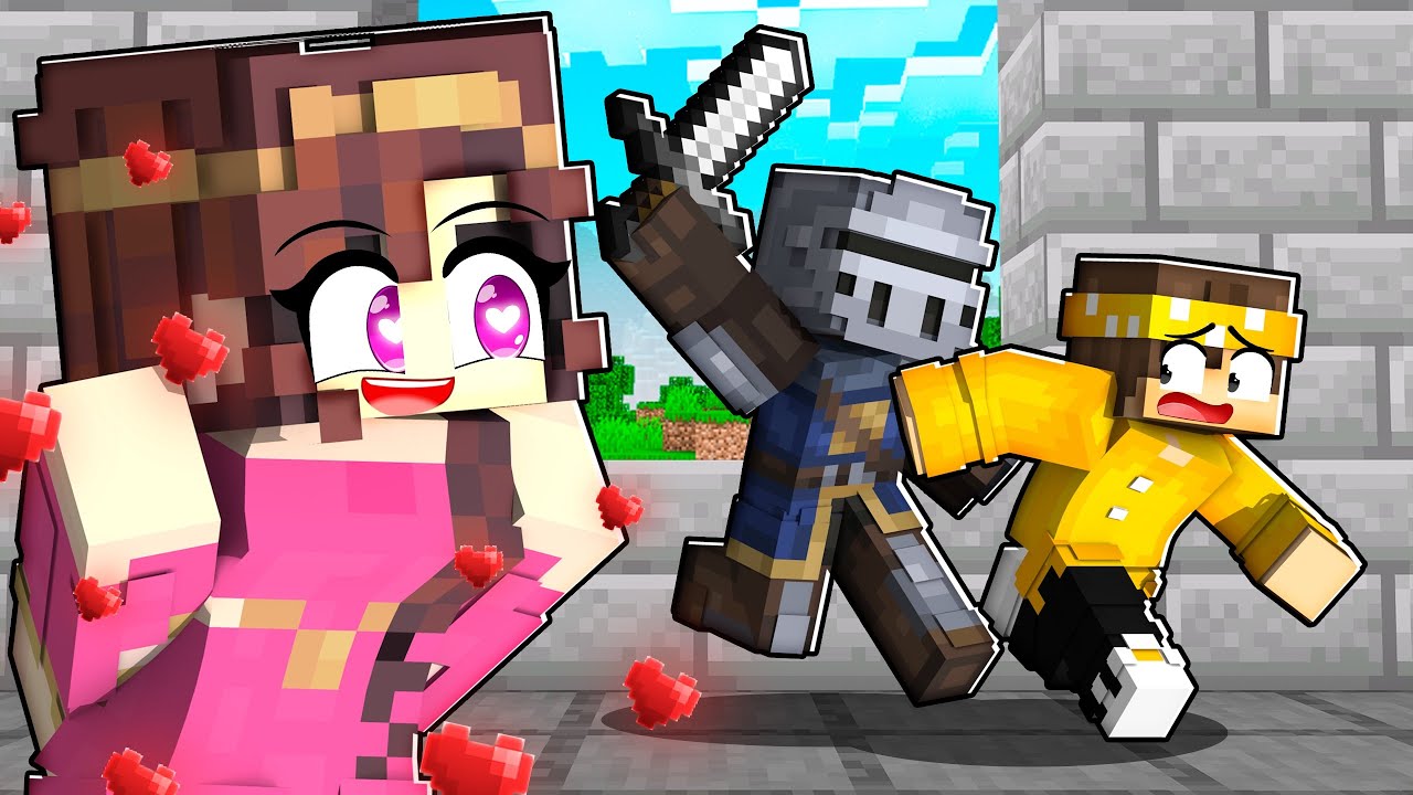 SOU O CRUSH da PRINCESA no Minecraft