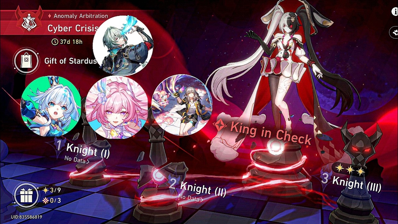 Anaxa E0S0 Sustainless Anomaly arbitration knight 3(1cycle).. @HonkaiStarRail #anaxa