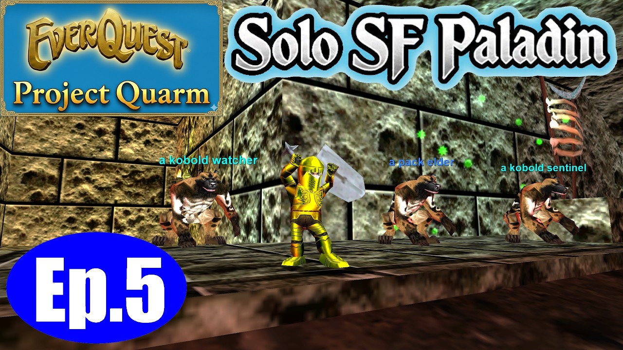 Everquest: Quarm | Solo Self Found Paladin Ep.5 | Odus/Warrens, West Karana & Unrest