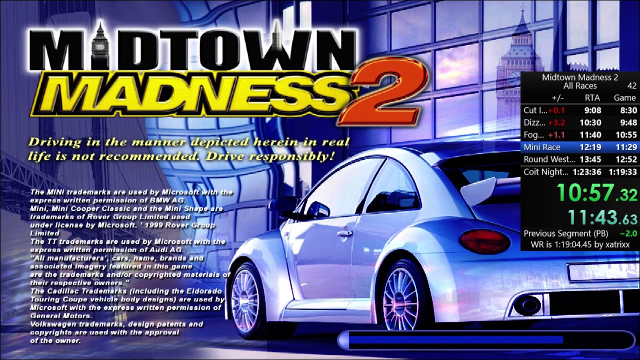 Midtown Madness 2 | All Races (NP) - 1:18:54 [Former WR]