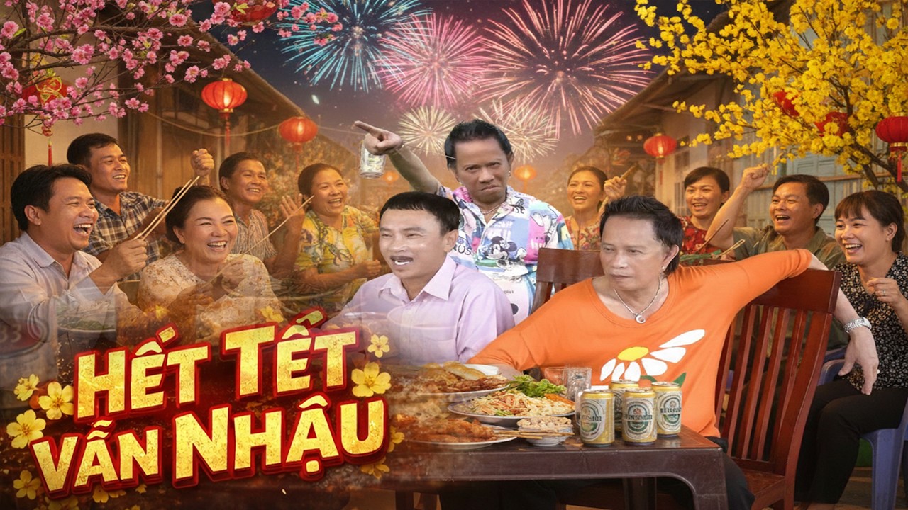 Hết Tết Vẫn Nhậu – Bộ Ba Bảo Chung, Dũng Nhí, Diệu Thắm Cười Bể Bụng 2026