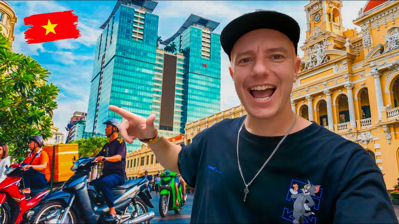 My FIRST DAY in VIETNAM was INSANE!! - I love SAIGON!!! 🇻🇳