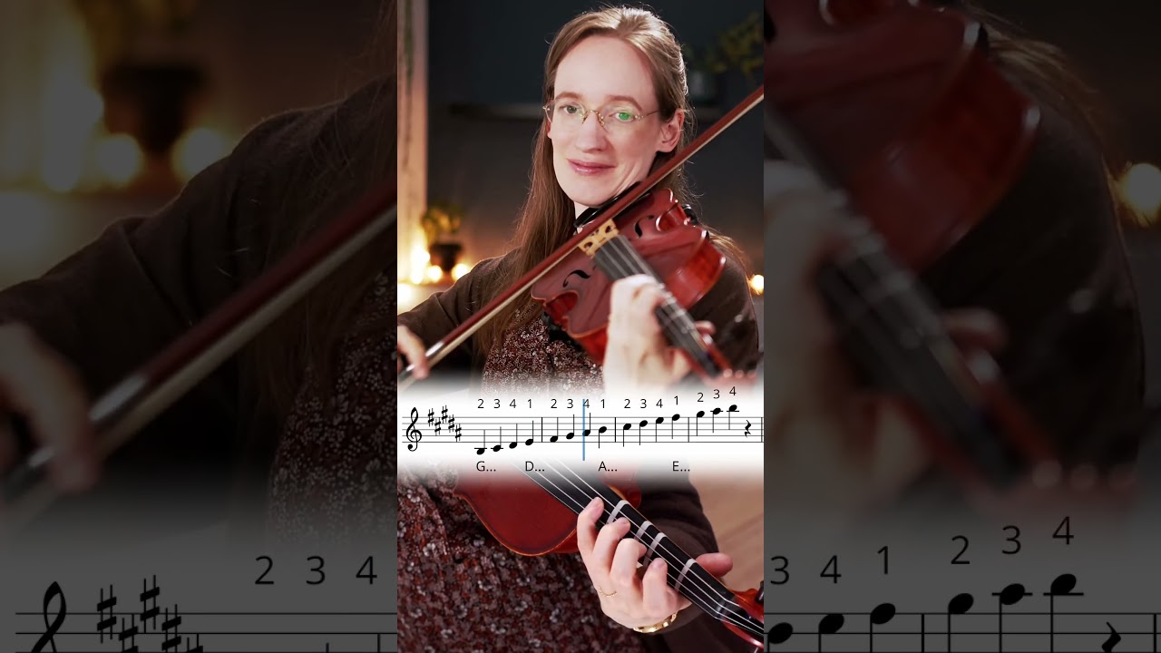 How to Play B Major Scale on the Violin [Beginner Tutorial with Sheet Music]