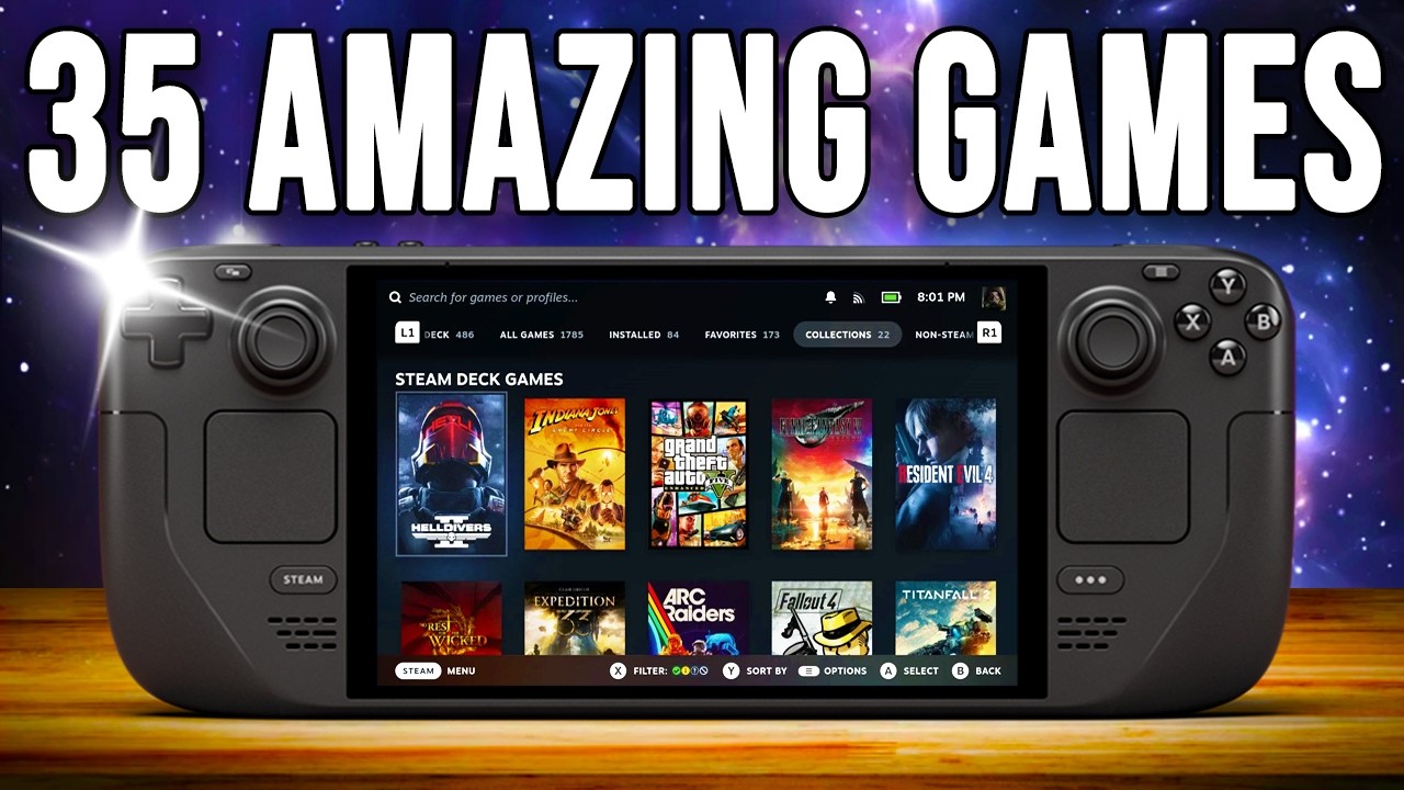 TOP 35 AMAZING Steam Deck Games Tested In 2025!