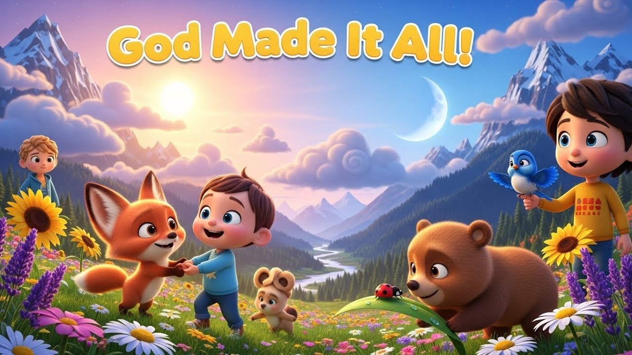 God Made the World – Big and Small! | Christian Kids Song | Tiny Ark Tunes
