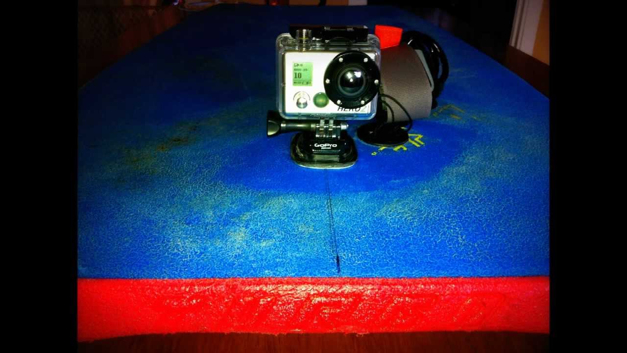 GoPro HD Hero 2 -  CUSTOM BODYBOARD MOUNT...!!!
