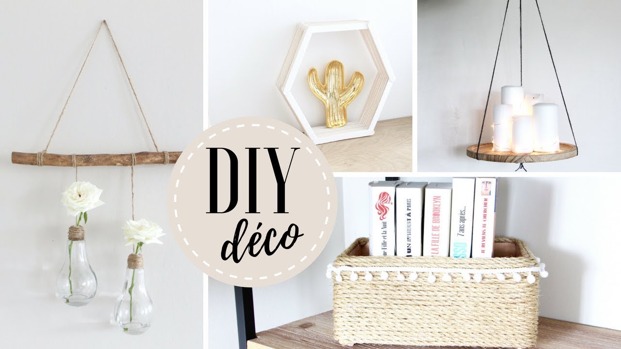 DIY déco - Suspensions, panier & cadre