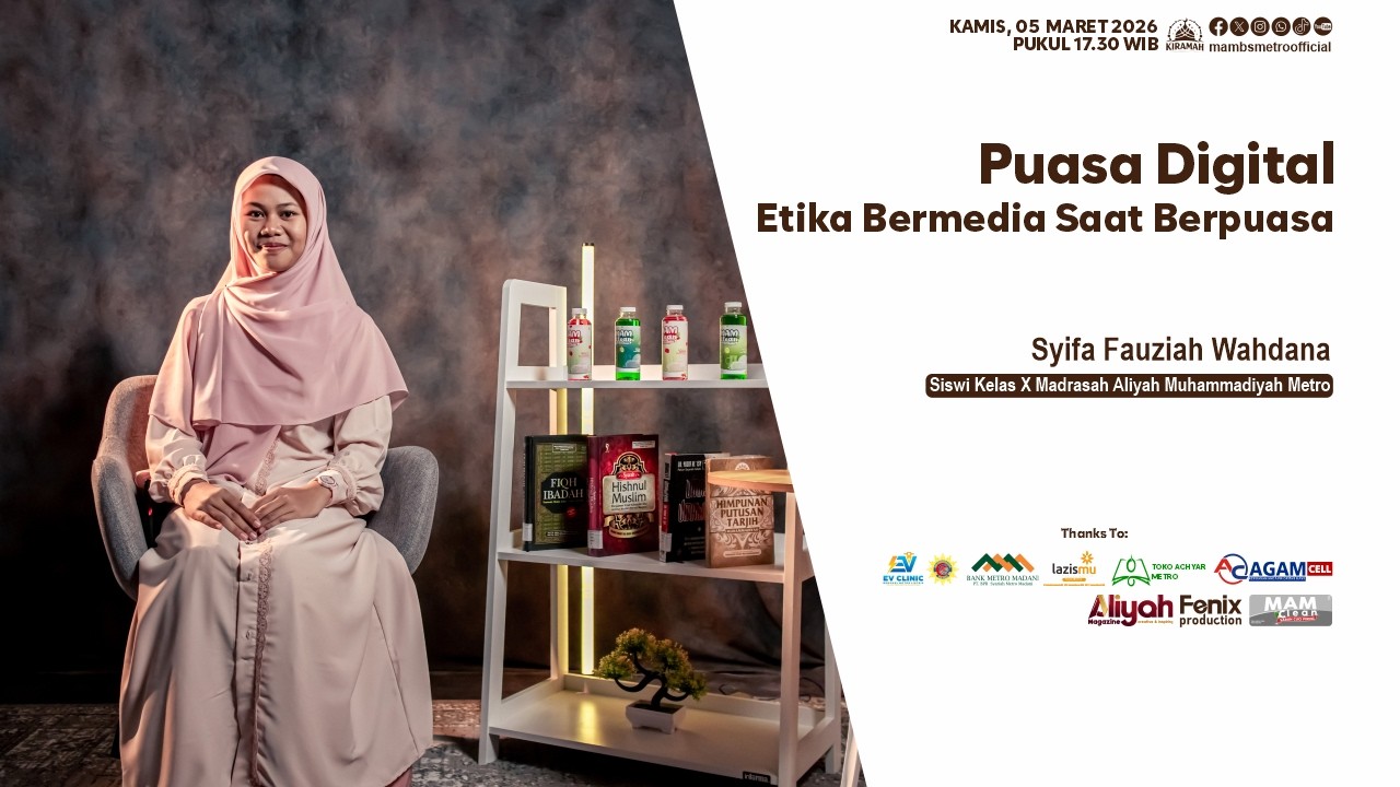 Puasa Digital  - Syifa Fauziah Wahdana (Siswi Kelas X MA Muhammadiyah Metro)