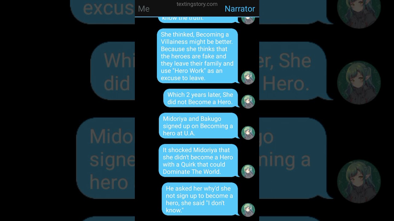 Time Manipulator/World Dominator - Fem! Deku Au Texting Story - Part 1