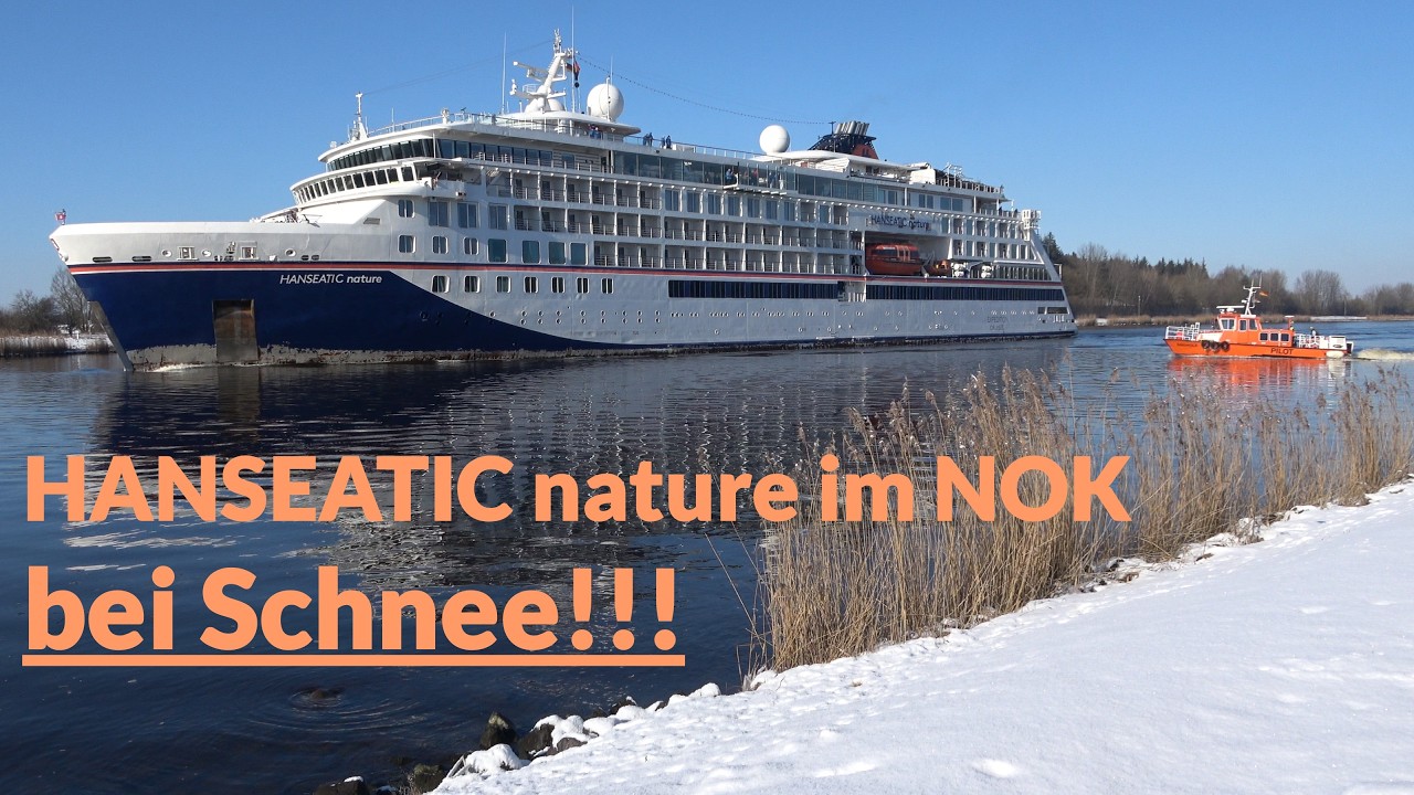 Hanseatic Nature im verschneiten Nord-Ostsee Kanal - Schnee-Passage am 18.02.2026