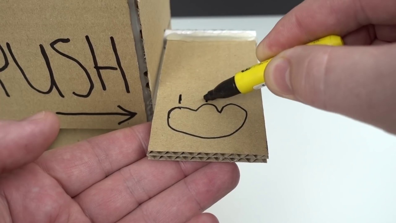 DIY Kitten Cat Food Dispenser from Cardboard at Home