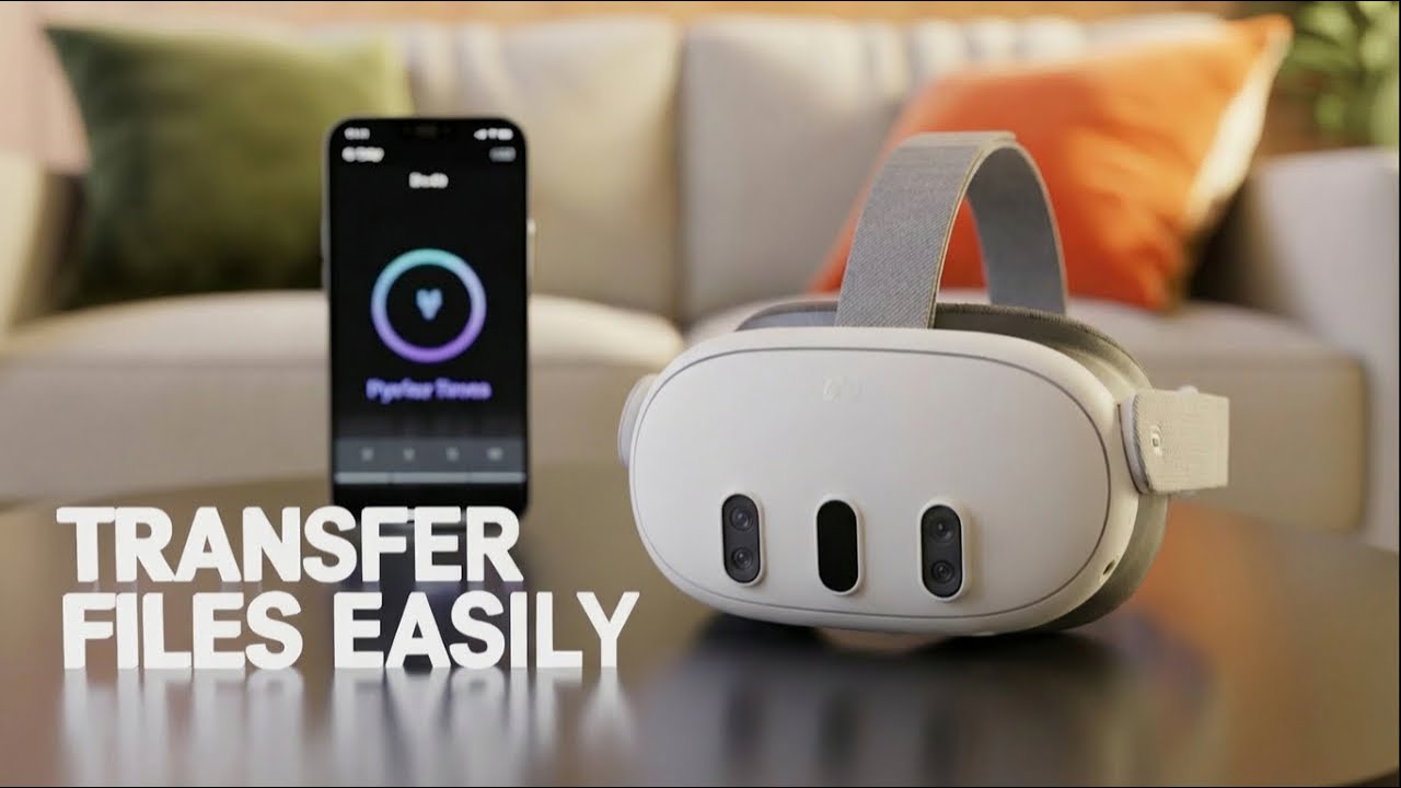 Переносите файлы Meta Quest напрямую на свой смартфон без проводов.