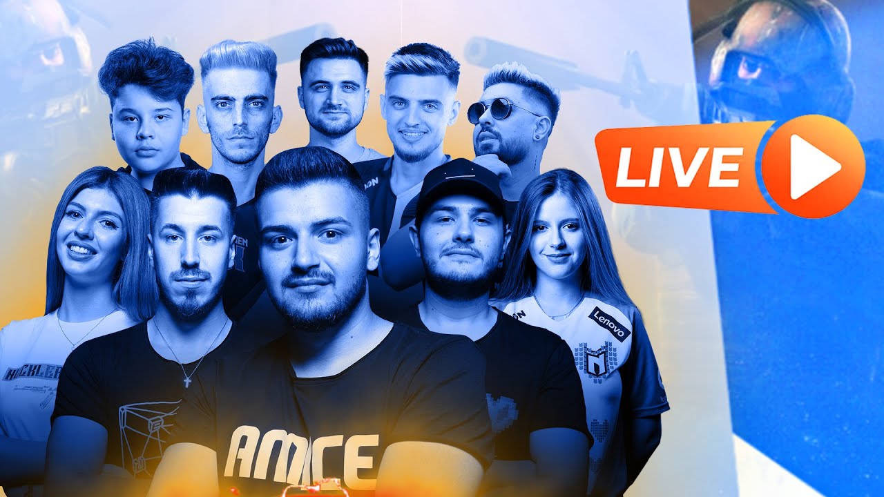 CS:GO cu YouTuberii | Team Bercea VS Team Lectura | #GamingMarathon
