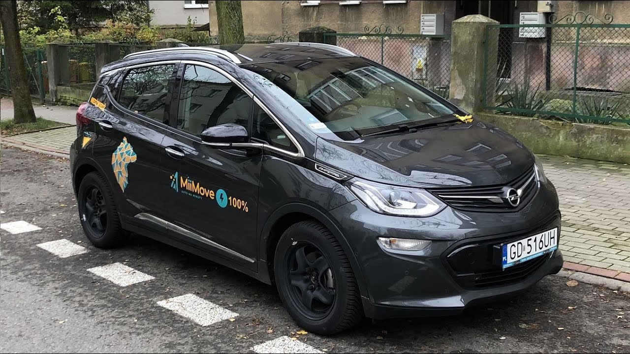 Opel Ampera-e - MiiMove Trójmiasto - funkcjonalność i opis PL - CARSHARING