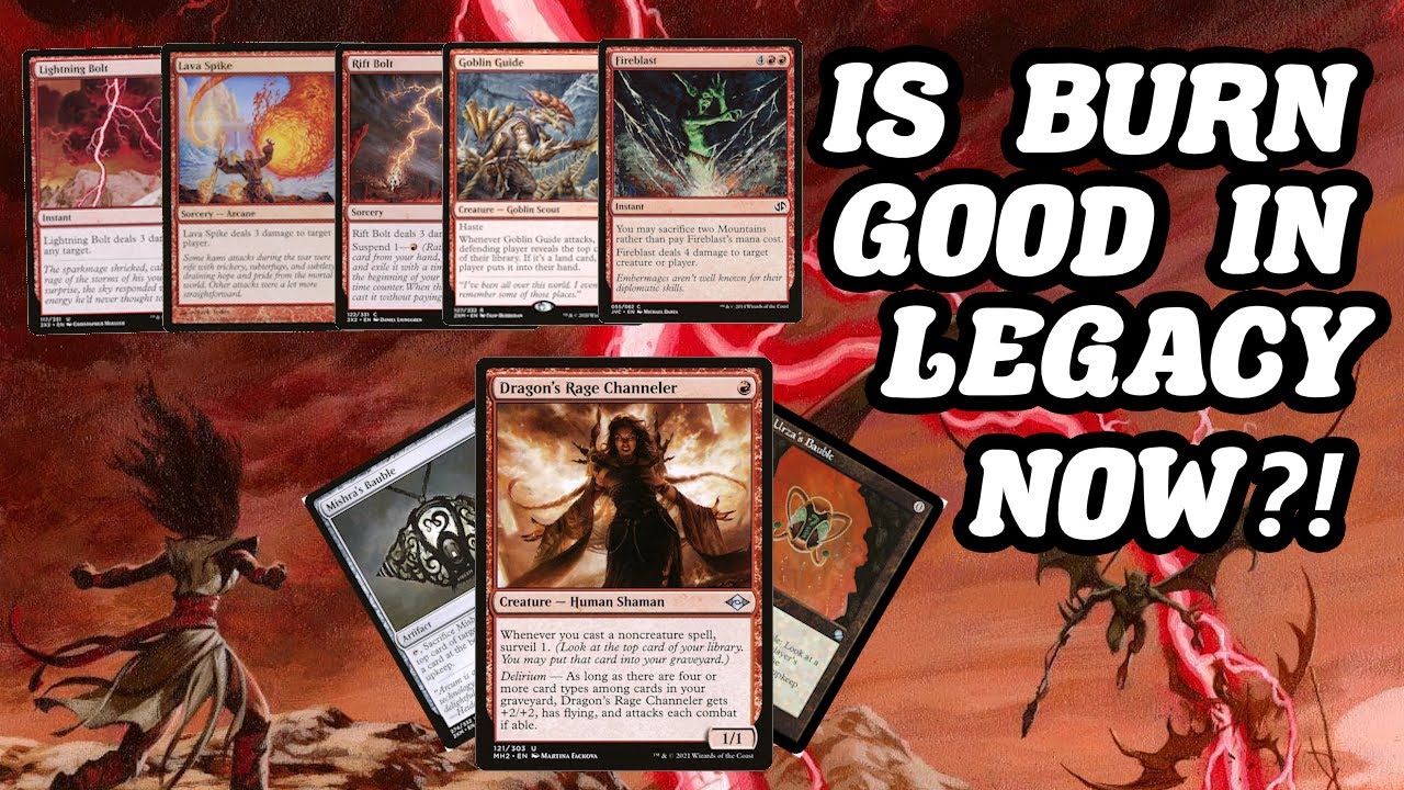 IS BURN GOOD IN LEGACY NOW? Monored burn MTG