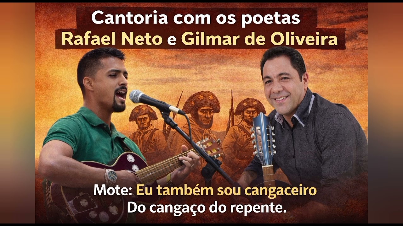 Eu também sou cangaceiro / Do cangaço do repente. Rafael Neto e Gilmar de Oliveira.