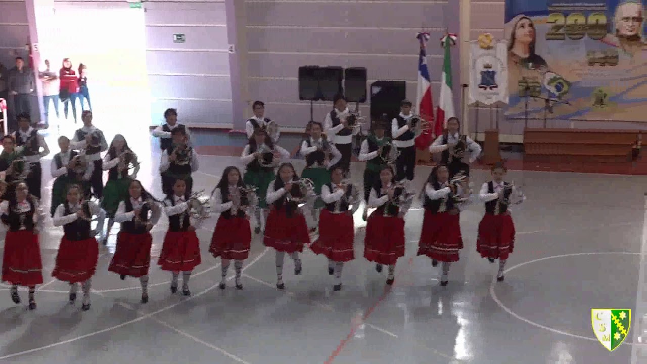 Tarantela día de Italia 2018 Colegio Santa Marta de Coquimbo