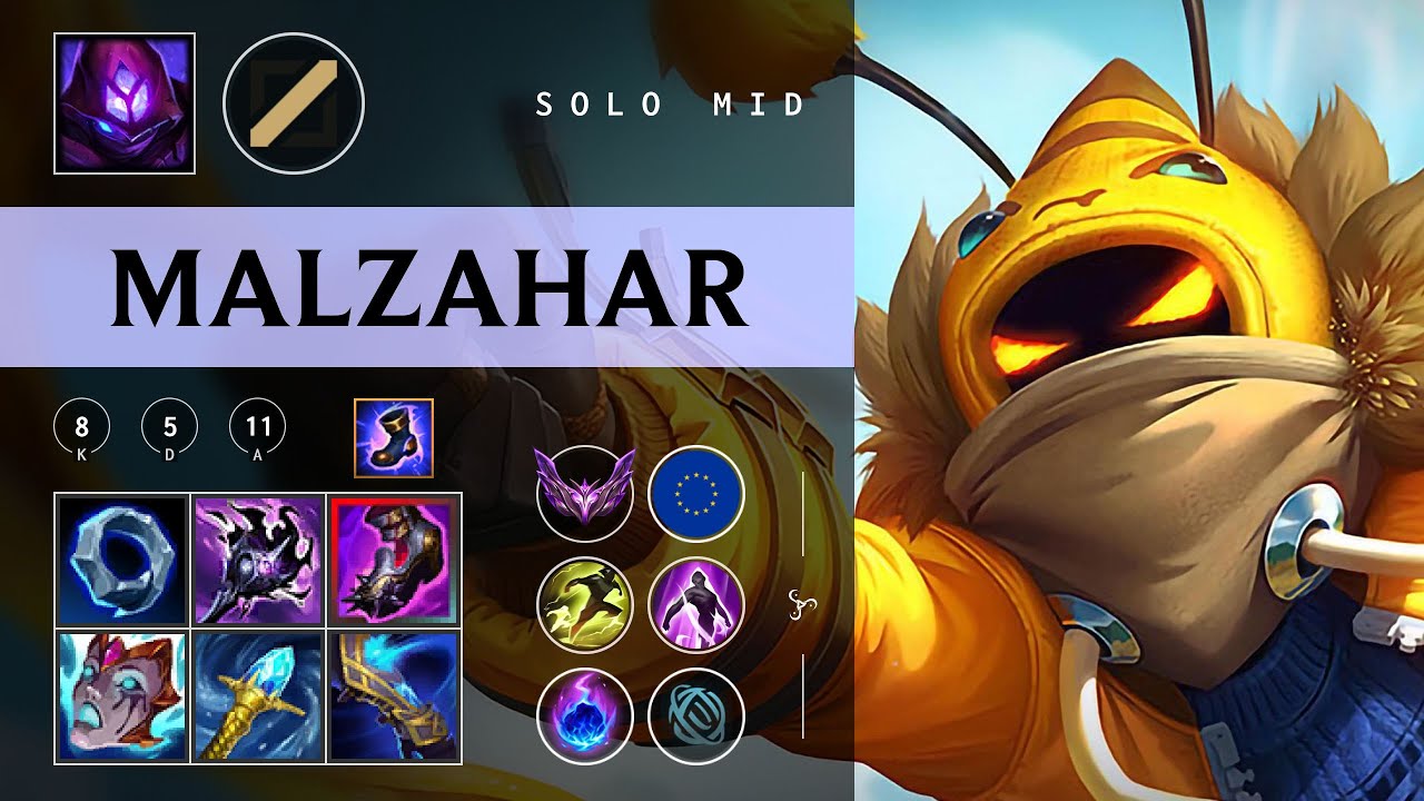 Malzahar Mid vs Smolder - EUW Master Patch 26.01