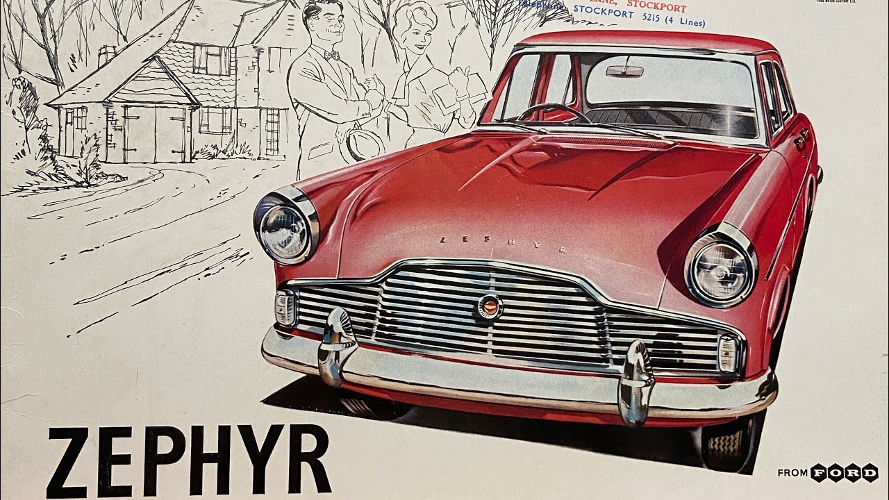 Обзор брошюры Ford Zephyr 1959 года #fordfriday#carbrochures