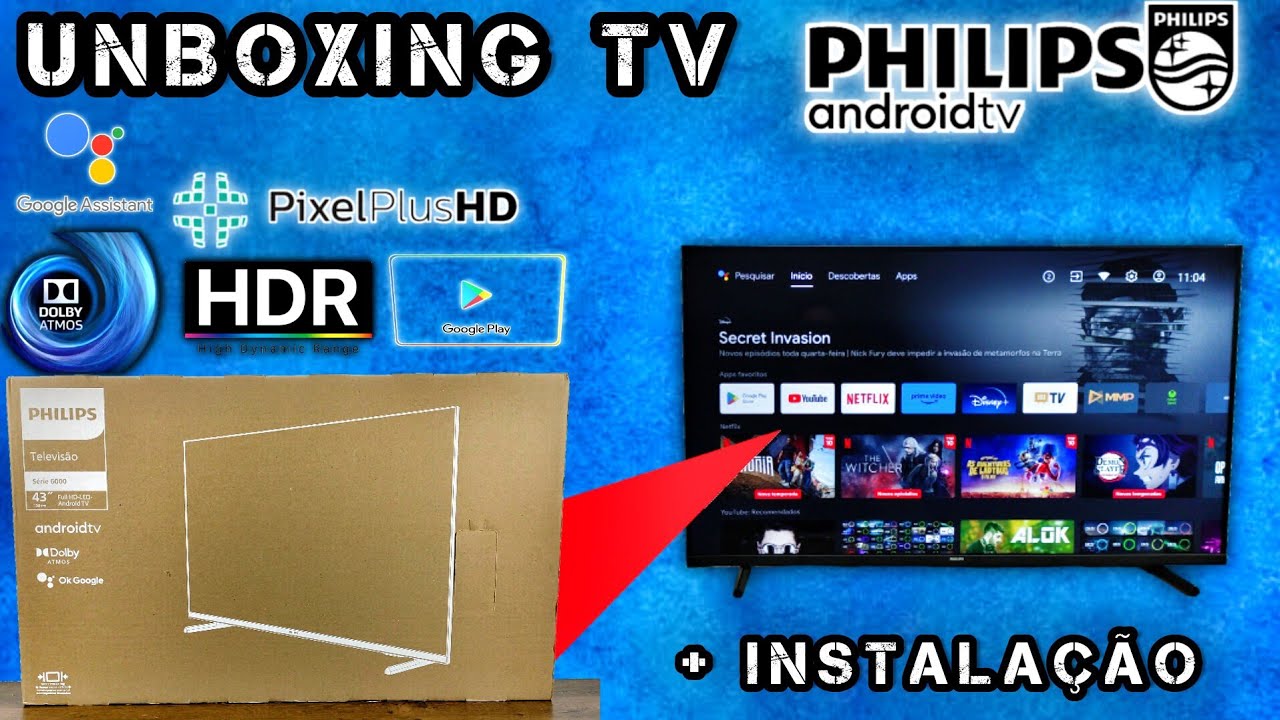 UNBOXING TV PHILIPS 43