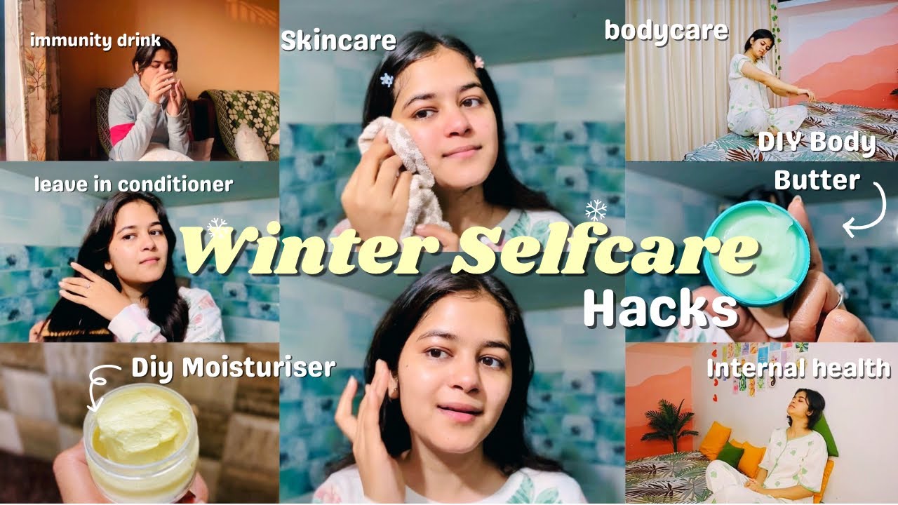 Cold Weather Hacks ❄️✨🎀 Diy Body Butter, Face Moisturiser, leave in conditioner!! #winter